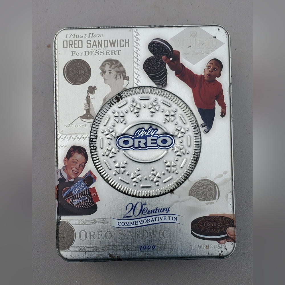 Oreo Cookie 20th Century Commemorative Tin 1999 Collector Vintage Container